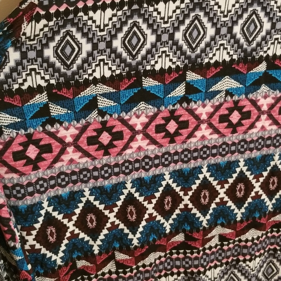 Ashley Stewart Cold Shoulder Tribal Print Dress - Picture 2 of 8